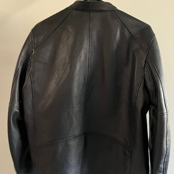 Leather Racer/jacket Coach - Picture 2 of 6